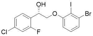 (S)-2-(3-bromo-2-iodophenoxy)-1-(4-chloro-2-fluorophenyl)ethan-1-ol